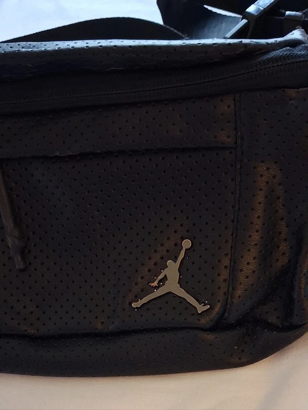 Jordan Black Waist Pack with Jumpman Logo